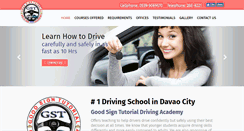 Desktop Screenshot of davaodrivingschool.com