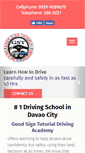 Mobile Screenshot of davaodrivingschool.com